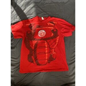 Marvel Iron Man Tshirt Mens Medium Red Short Sleeve Body Armor Avenger